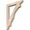 Ekena Millwork Balboa Slat Smooth Bracket, Douglas Fir, 3 1/2"W x 30"D x 38"H BKT04X30X38BOA06SDF - alternate 1
